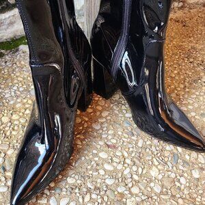 Abound Billie Pointed Toe Black Patent Leather